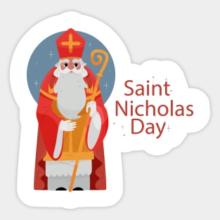 Merry Christmas from old Saint Nick Sticker